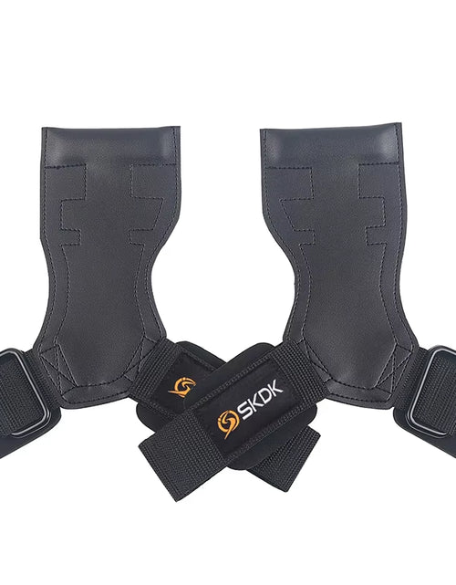 Load image into Gallery viewer, SKDK Weight Lifting Grip Pads Crossfit Bodybuilding Palm Protector Squat Gym Gloves Gym Equipment Fitness Sports Training PVC
