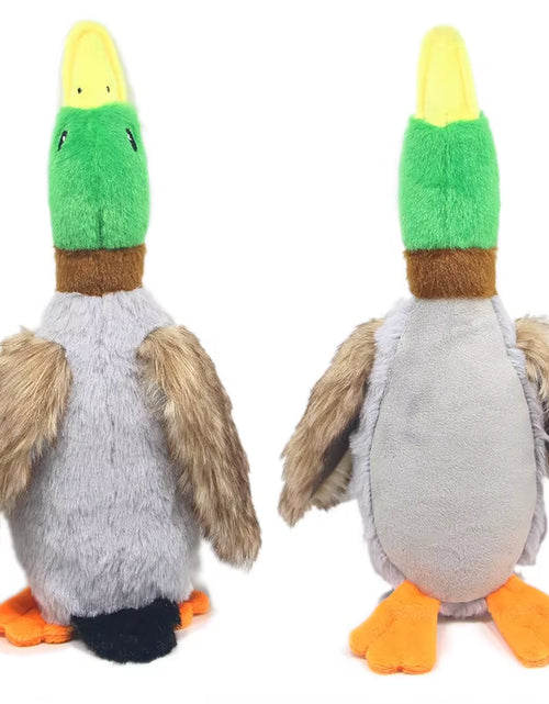 Load image into Gallery viewer, Cute Plush Duck Sound Pet Toys Stuffed Squeaky Animal Squeak Dog Toy Cleaning Tooth Dog Chew Rope Toys Pet Dog Accessories Toys

