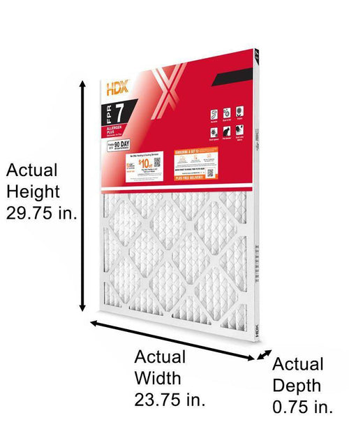 Load image into Gallery viewer, 24 In. X 30 In. X 1 In. Superior Pleated Air Filter FPR 9, MERV 11
