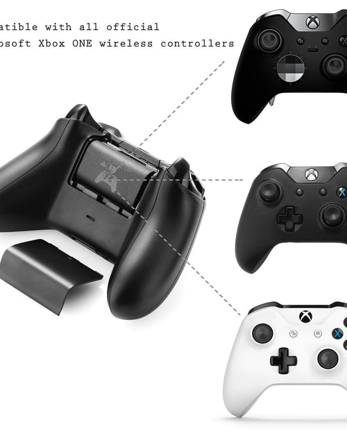 Load image into Gallery viewer, 2-Pack Rechargeable Batteries Compatible with Xbox Series X, Series S, and Xbox One - Comes with 2 2800Mah Batteries and Charging Station - Smart LED Indicator
