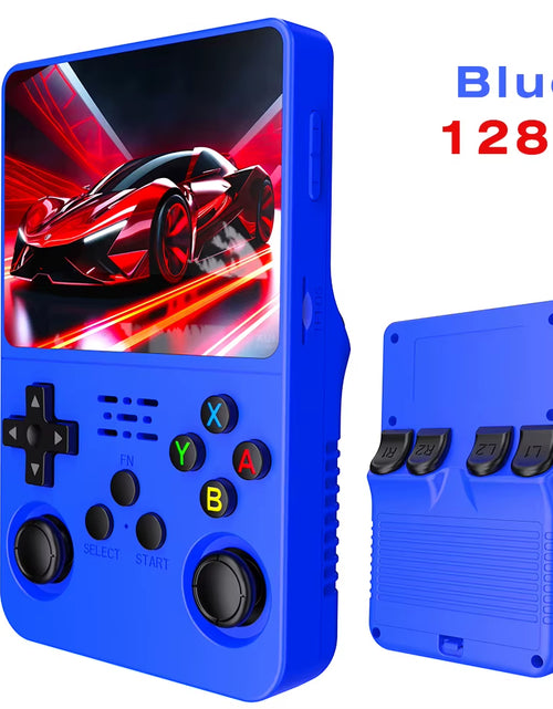Load image into Gallery viewer, Open Source R36S Retro Handheld Game Console Linux System 3.5 Inch IPS Screen Portable Pocket Video Player 64GB Game Gift
