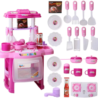 Juguete Cocina Infantil Luces Y Sonido Estilo Maleta