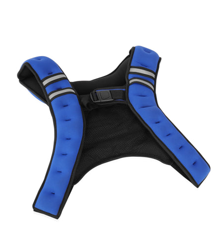 Neoprene Weighted Vest, 12 Pounds, Blue