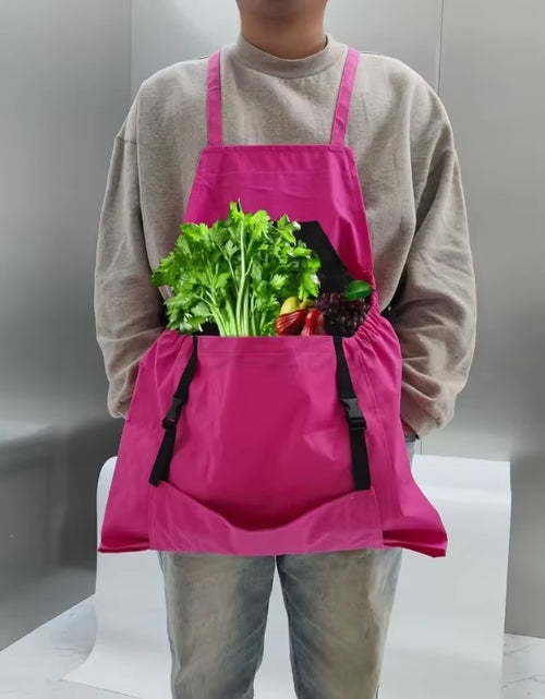 Load image into Gallery viewer, HarvestMate Outdoor Apron – Large Pocket Gardening Apron Backpack for Efficient Harvesting &amp; Tool Storage

