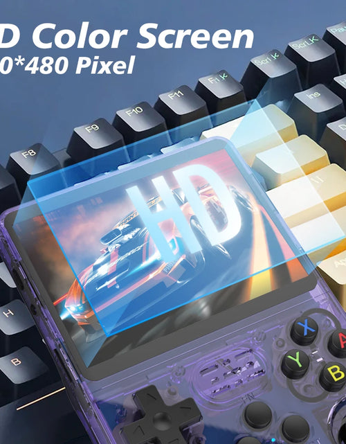 Load image into Gallery viewer, Open Source R36S Retro Handheld Game Console Linux System 3.5 Inch IPS Screen Portable Pocket Video Player 64GB Game Gift
