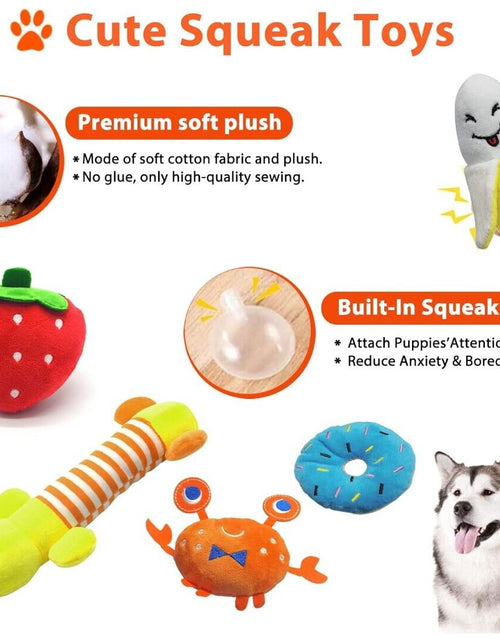 Load image into Gallery viewer, 18Pcs Dog Toys Puppy Toys Rope Toys Braided Rope Chew Play Toys Teething Toys

