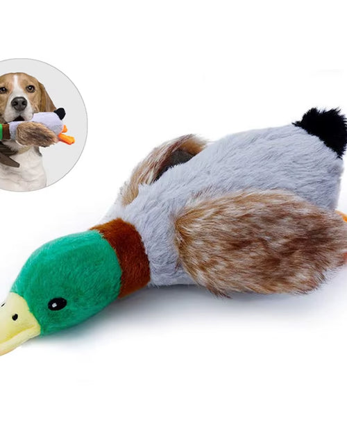 Load image into Gallery viewer, Cute Plush Duck Sound Pet Toys Stuffed Squeaky Animal Squeak Dog Toy Cleaning Tooth Dog Chew Rope Toys Pet Dog Accessories Toys
