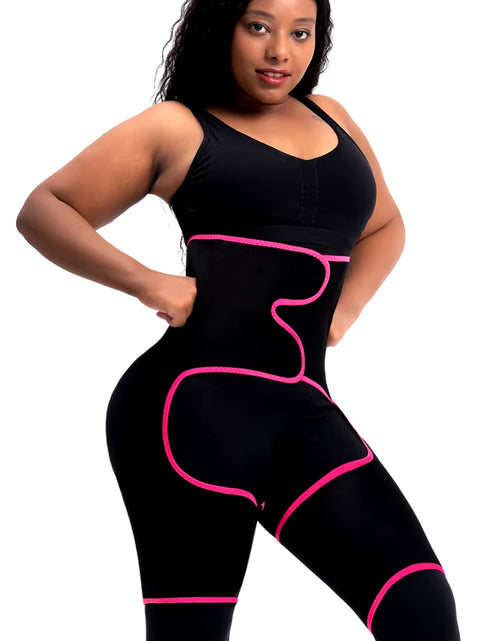 Load image into Gallery viewer, New Sauna Waist Trainer Corset Sports Abdomen Belt Thigh Shapers Forming Workout Fitness Tummy Control Strap Slimming
