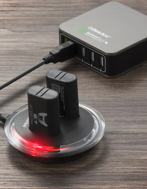 Load image into Gallery viewer, 2-Pack Rechargeable Batteries Compatible with Xbox Series X, Series S, and Xbox One - Comes with 2 2800Mah Batteries and Charging Station - Smart LED Indicator
