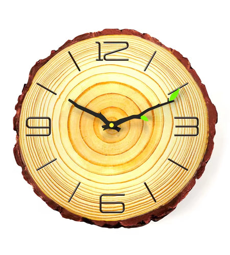 Vintage Wooden Wall Clock Modern Design Vintage Rustic Retro Clock Home Office Cafe Decoration Art Large Wall Watch